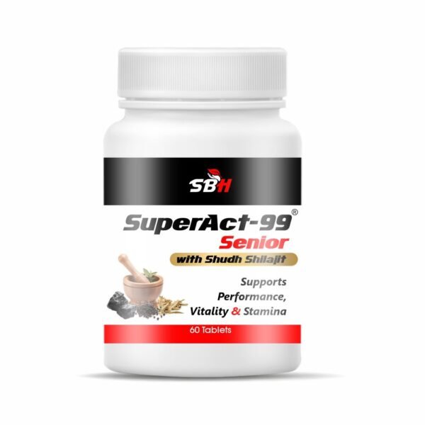 Superact® 99<strong style="color:red;"> Senior</strong>– The Ultimate Solution for Strength, Stamina and Power in Men 50+